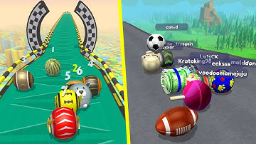 Going Balls Vs Action Balls All Levels Gameplay Android iOS #172