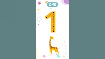 Learn to Write the Number 1 (One) for Kids | Fun and Educational ? #numbers #one  #kid