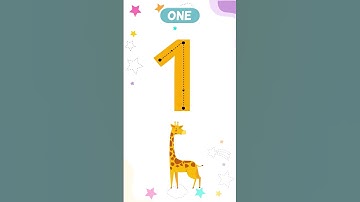 Learn to Write the Number 1 (One) for Kids | Fun and Educational ? #numbers #one  #kid