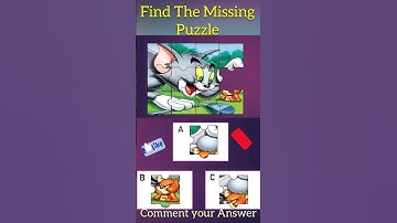 Find The Missing Puzzle | Jigsaw Puzzle. #youtubeshorts #subscribe #shorts #tomandjerry