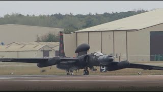 Lockheed U-2S Dragon Lady arrivals and departures 09/2022 RAF Fairford, UK