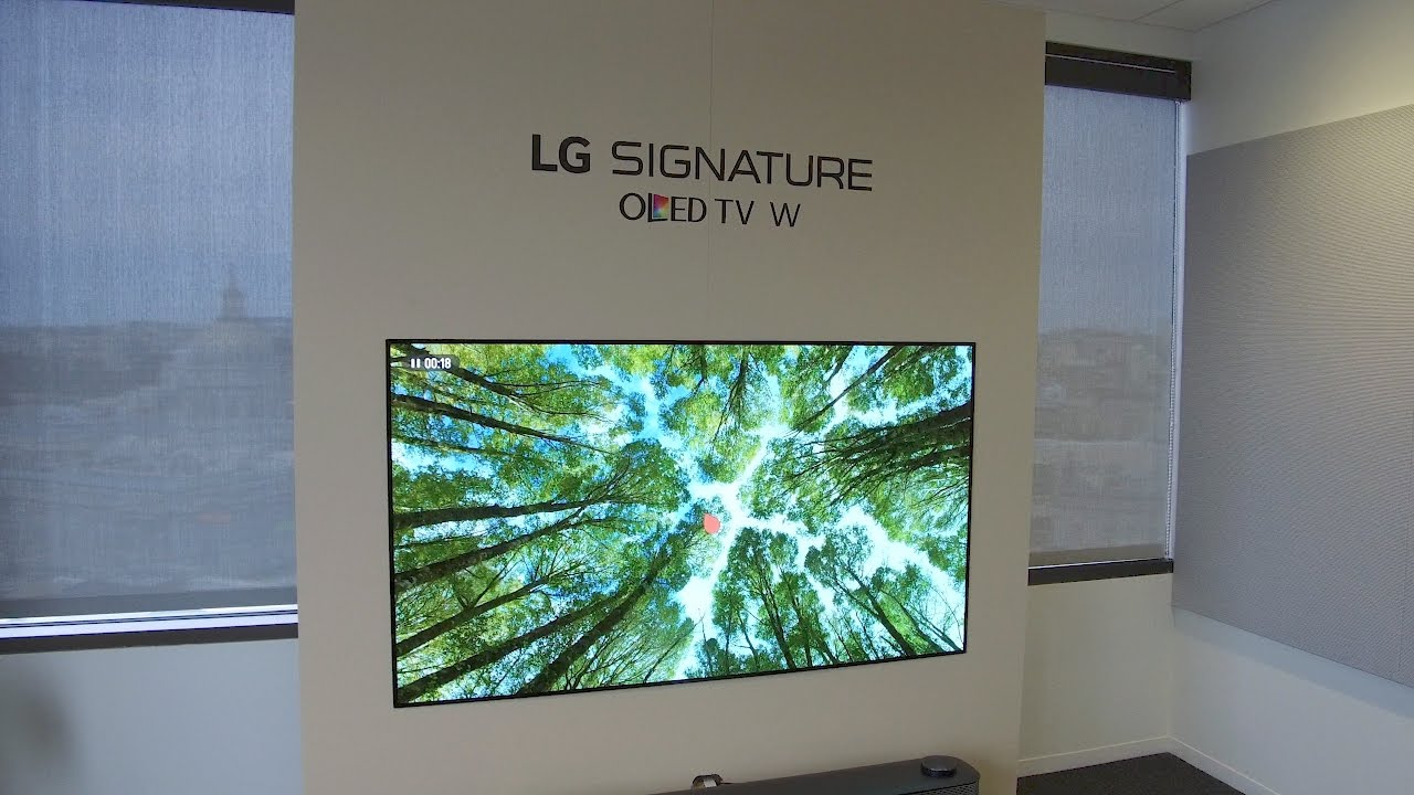 Artistic Space Beyond Display LG Wallpaper OLED Signage 65EJ5E