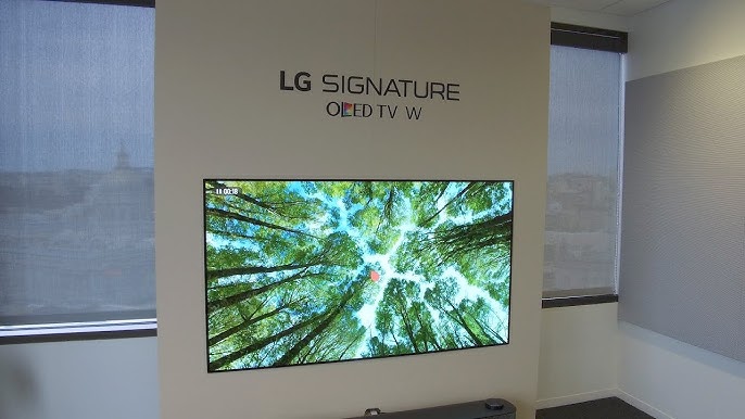 Lg 77-Inch W7 Signature Wallpaper Oled Tv At Ifa 2017 - Youtube