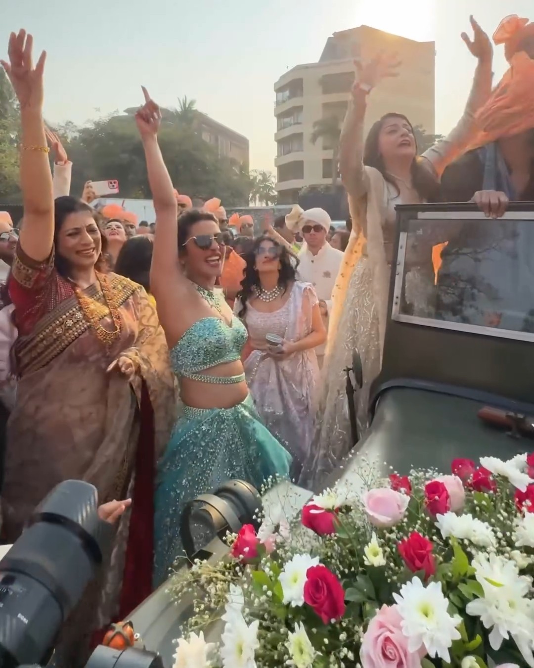 Priyanka Chopra DANCES to 'Ikk Kudi Punjab Di' while Nick Jonas CHEERS for her at Siddharth's Baraat