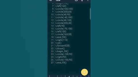 Apple Logo in Python turtle ♥️🤗 #viral #shorts #python #subscribe