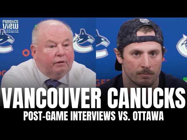 Bruce Boudreau Reviews First Month With Canucks, Talks Hughes Family  History & JT Miller Impact 