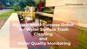 Water Surface Trash Cleaning and Water Quality Monitoring​ | Control System Project | EEE 17 BUET