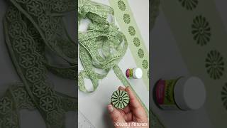 Beautiful kurti design with block printing / easy block printing design ideas #shorts