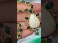 WhatsApp+79038171153 💎Колье опал, кабошоны изумрудов бриллианты цена 198000₽ длина без подвески 48см