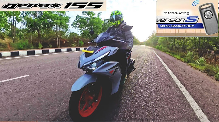 2025 Yamaha Aerox Version S New Color First Ride Review | Key Fob Functions Explained
