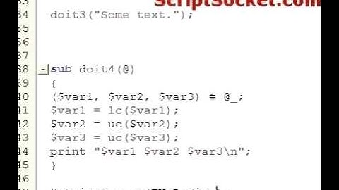 Perl Tutorial 89 - Subroutine Prototypes