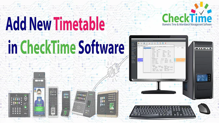 How To Add New Timetable In Check Time Biometric attendance Software #CheckTime