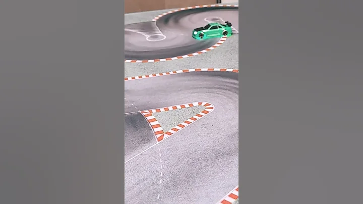 1:76 RC DRIFT CAR green #turboracing