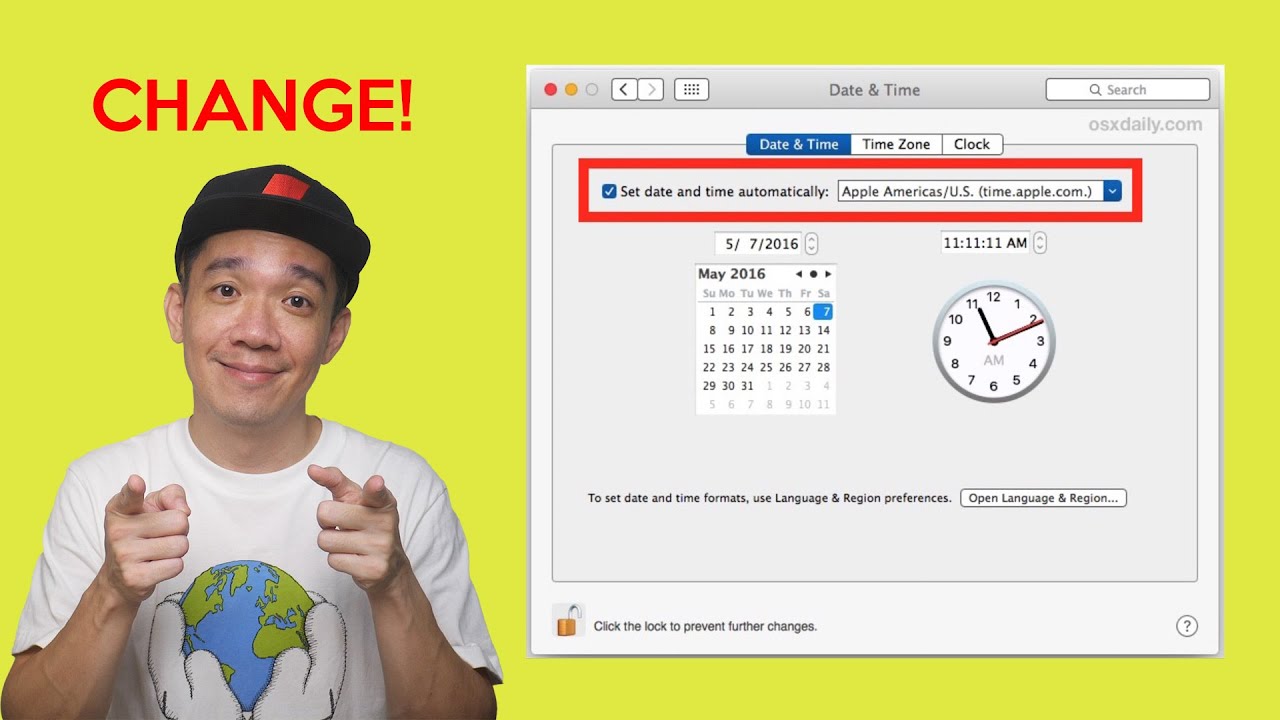 How to change Date and Time on Mac - Guide - YouTube