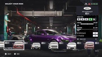 NFS Unbound Test Drive in S class [#54 Mustang  GT 2015]