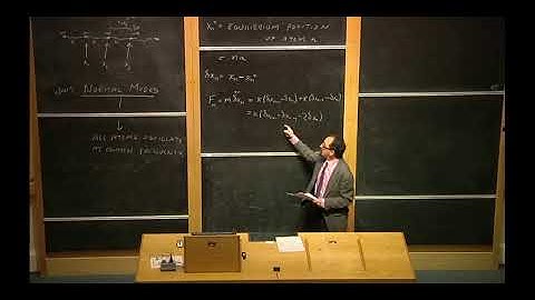 Solid State Physics | Lecture 6: The Monatomic Harmonic Chain