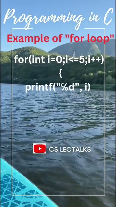 C for loop | for loop using C | loops in C | #shorts #students # ...