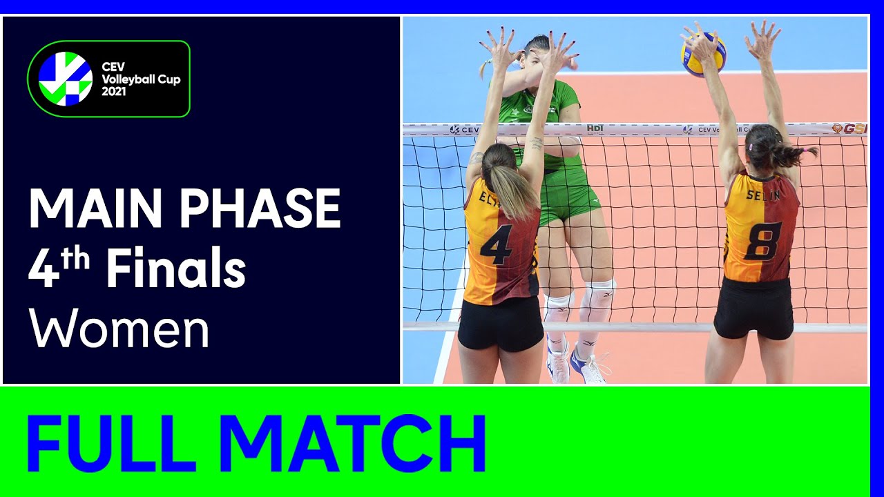 DRESDNER SC vs. Galatasaray HDI ISTANBUL - CEV Volleyball Cup 2021 Women 4th Finals
