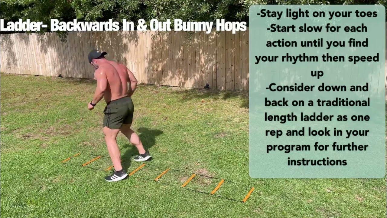 Ladder Backwards In & Out Bunny Hop YouTube