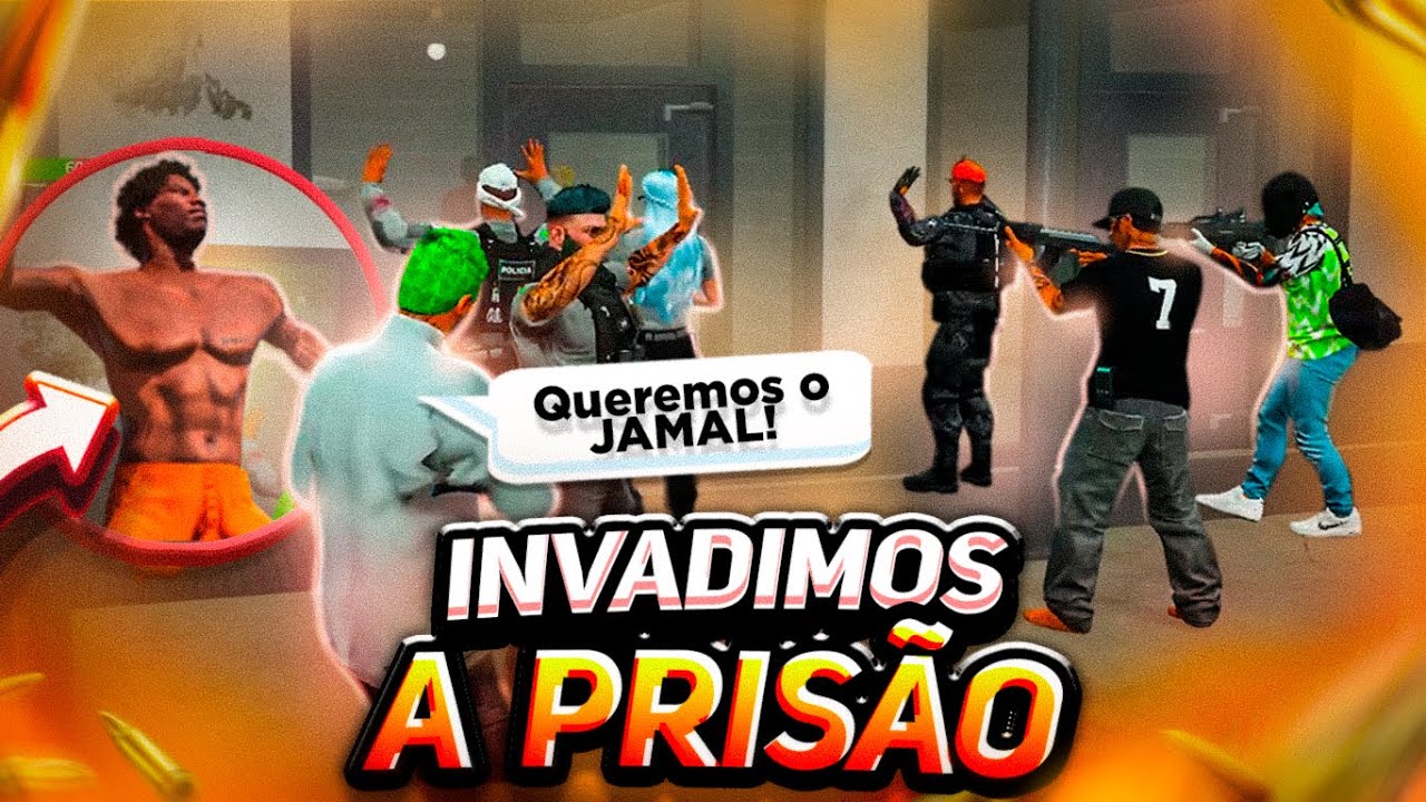 Invadimos a Prisão e Sequestramos o Jamal no GTA RP - YouTube