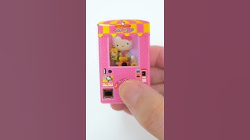 【ガチャガチャ😲】ハローキティ ポップコーンマシーン【Hello Kitty Vending Machine】#Shorts