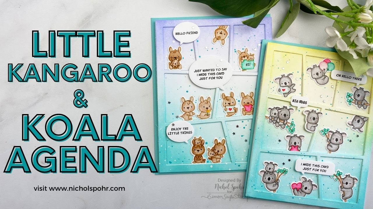Little Kangaroo & Koala Agenda Cards Mama Elephant   HD 1080p