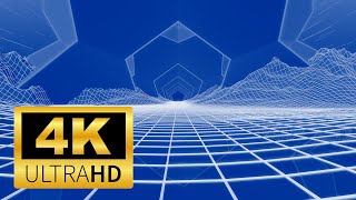 Free 4K Blue Neon 80s Retro Landscape Background Video #sunset #retro #vintage #background