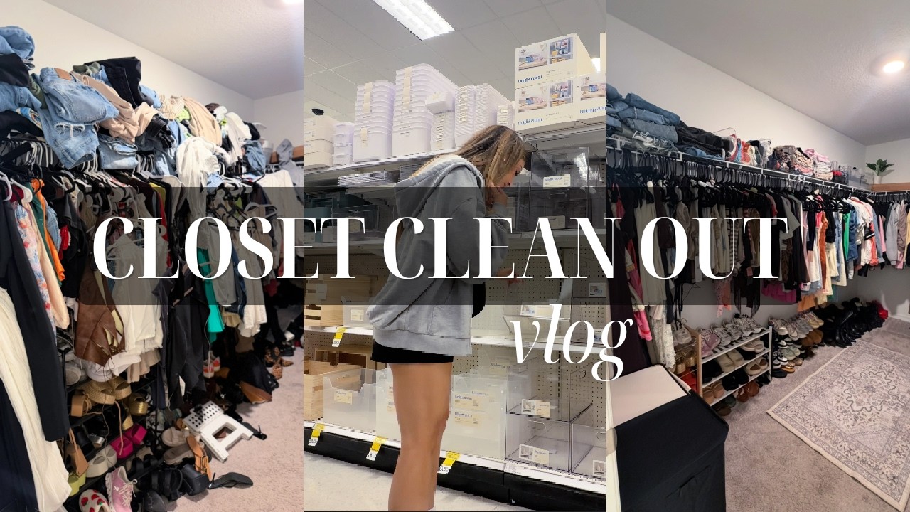 *MASSIVE* Closet Clean Out | Declutter & Organizing my wardrobe 2026 ...
