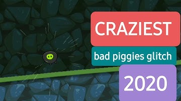 Craziest Bad Piggies Glitch(2020) World and spring glitch error very slow falling and more!
