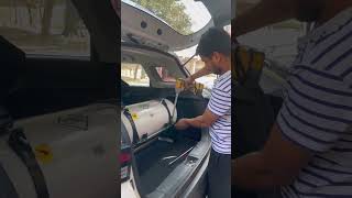 Company CNG Brezza boot space problem solved✅ #cngfitment #8076331106 #mechanic #youtube
