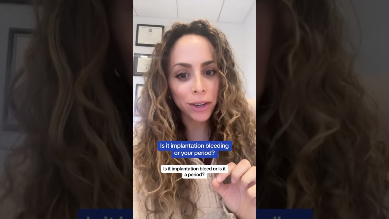 Is it implantation bleeding or my period? #pregnancy #tryingtogetpregnant #tryingtoconceive