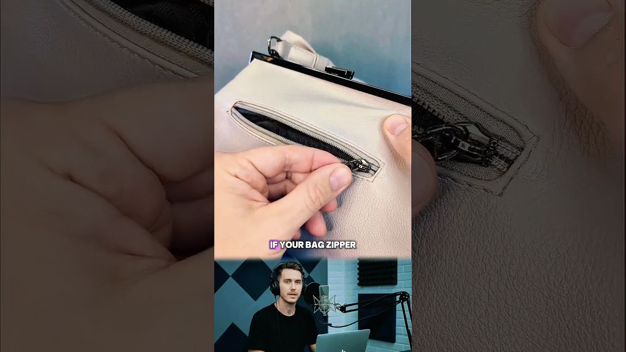 Не покупайте новую сумку — лучше почините молнию! 