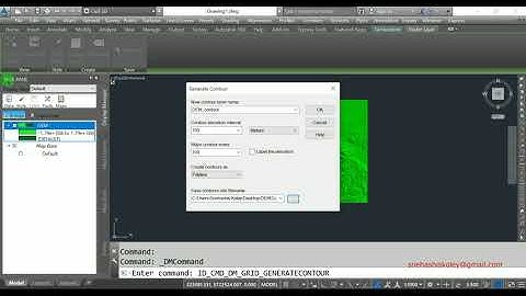 Create Contours from Digital Elevation Model (DEM) in Civil 3D