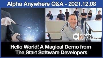 Hello World  A Magical Demo by Start Software 2021 Dec 08