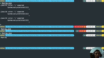 Dasar Pemrograman Praktikum: Minggu10 - Array 1 Dimensi