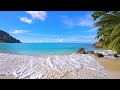 Paradise Found Beach And Crystal Turquoise Waters Ocean 4K Ultra HD 