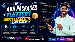 How to Add Packages in Flutter 📦 | pubspec.yaml Explained 🚀 | Flutter Tamil