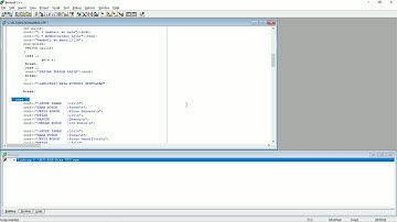Borland C++ (switch case)