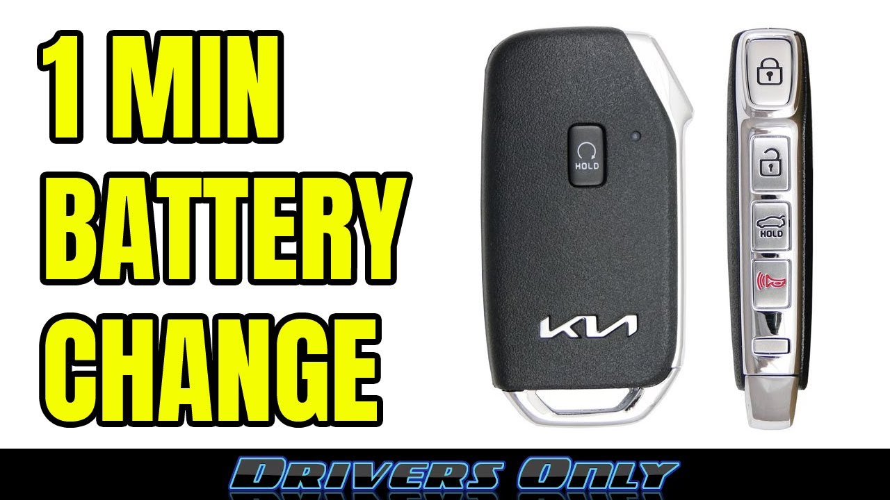 piek toewijzing bak Kia Key FOB Battery Change - Telluride, Sorento, Sportage, Forte, Soul, K5  - YouTube