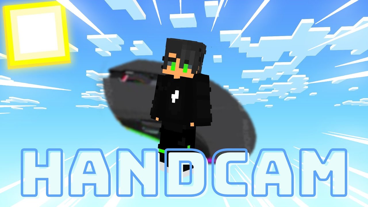 Minecraft BedWars com HandCam (Pojavlauncher) - YouTube