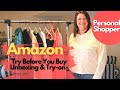 I GOT STYLED BY A PERSONAL SHOPPER FROM AMAZON! HOW DID MY STYLIST DO WITH PLUS SIZE FASHION?