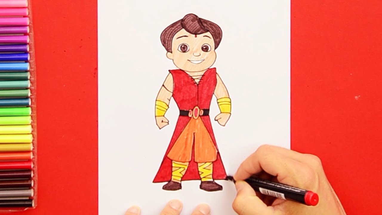 How to draw Super Bheem - YouTube