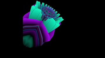 Interstellar 38 3D Fractal Extrusion Animation 4k UHD 40 seconds