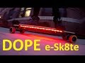 Electric Skateboard ride #2  e skateboard light  cool electric  longboard
