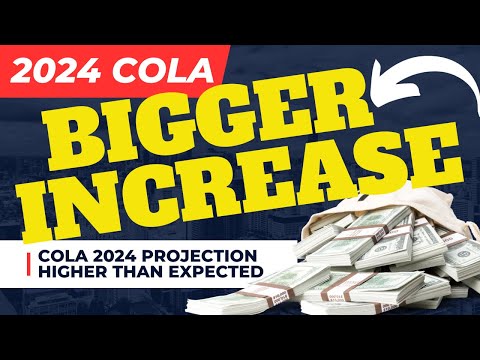 HIGHER PAY INCREASE for 2024 COLA than Previously Projected #va #disability #compensation #benefits