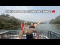 Li River cruise in China 🇨🇳