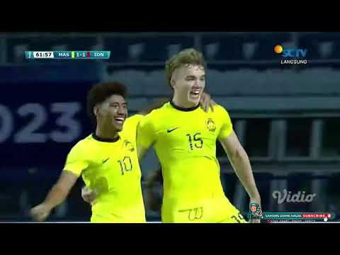 🔴 2 GOL MALAYSIA FERGUS TIERNEY BUNGKAM TIMNAS ▶ INDONESIA VS MALAYSIA | AFF U23 CHAMPIONSHIP 2023