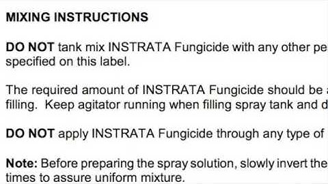 How to read a Pesticide Label