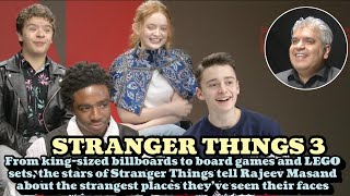 Stranger Things 3 I Rajeev Masand I Noah Schnapp I Gaten Matarazzo I Sadie Sink I Caleb Mclaughlin