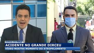 Vídeo mostra momento em que ciclista é atropelado por viatura